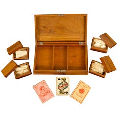 Vintage Playing Box with Cards, 1930s