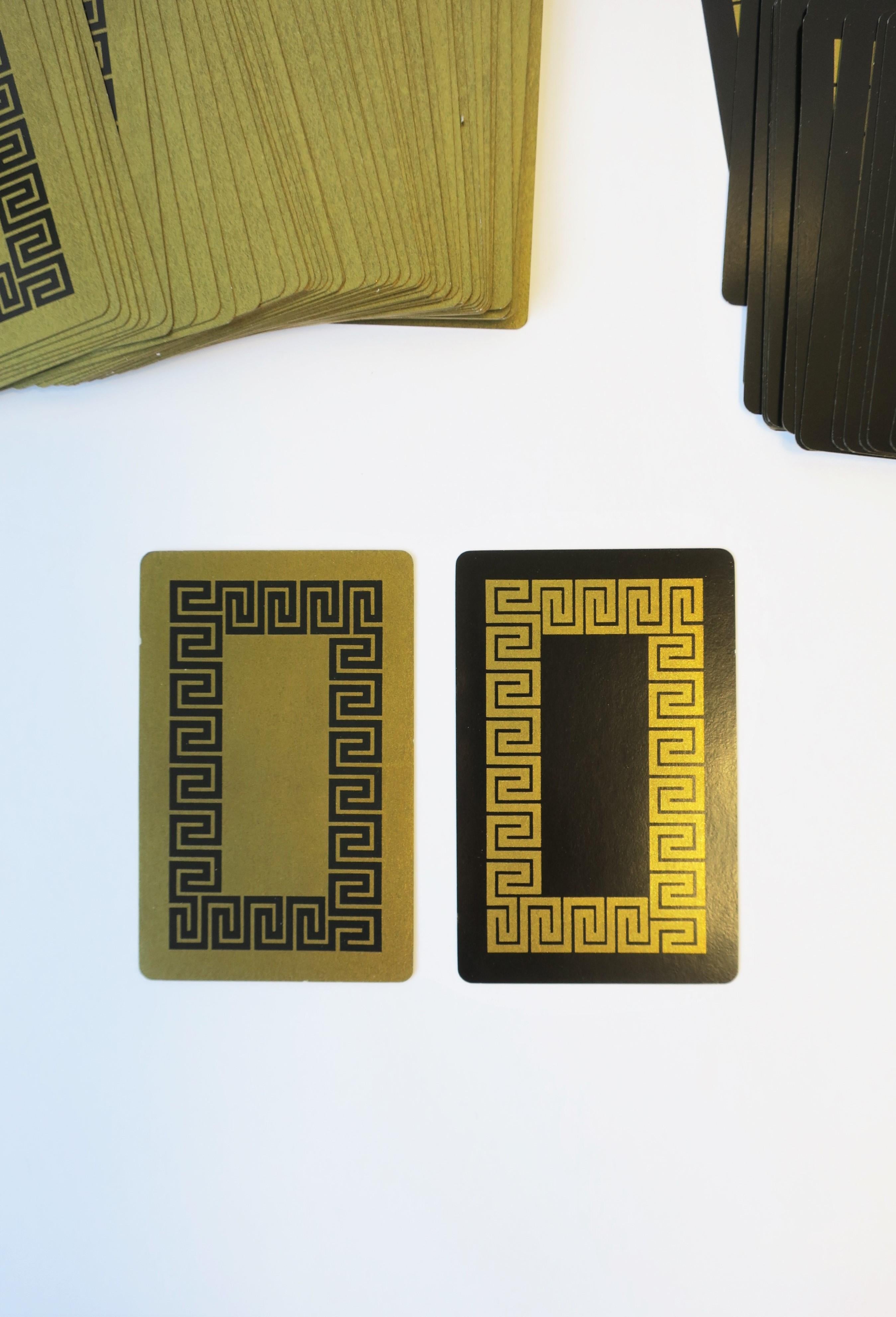 Jeu de cartes à jouer double Design/One avec support Stand  Bon état - En vente à New York, NY
