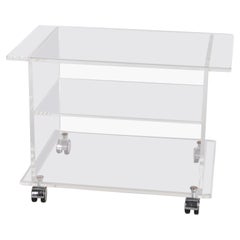 Vintage Plexiglass Trolley 1970s
