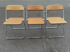 Vintage Plia Cane Folding Chair by Giancarlo Piretti for Castelli, 1960’s