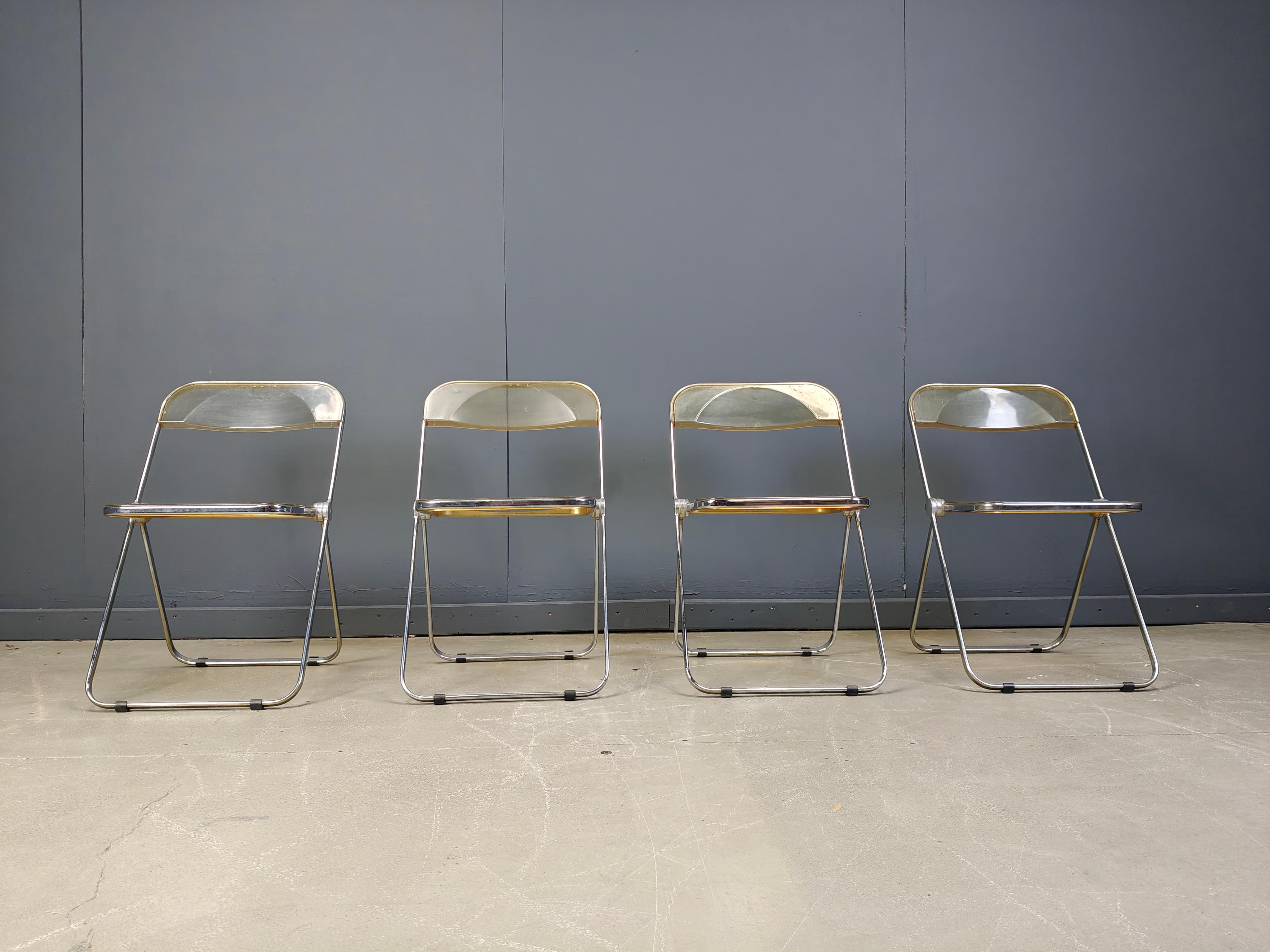 Sedie plia vintage di Castelli, anni '70 in vendita 3