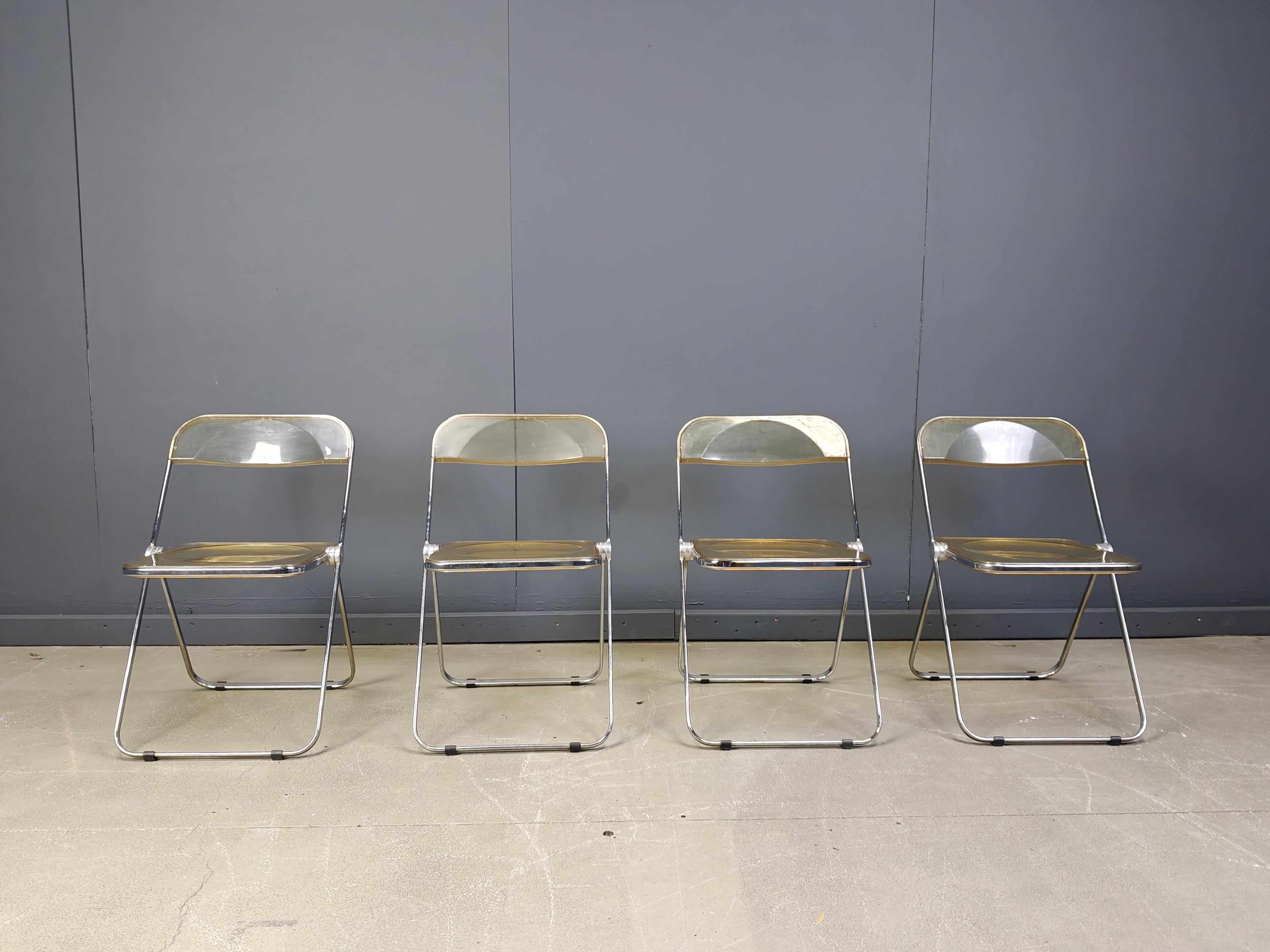 Sedie plia vintage di Castelli, anni '70 in vendita 4