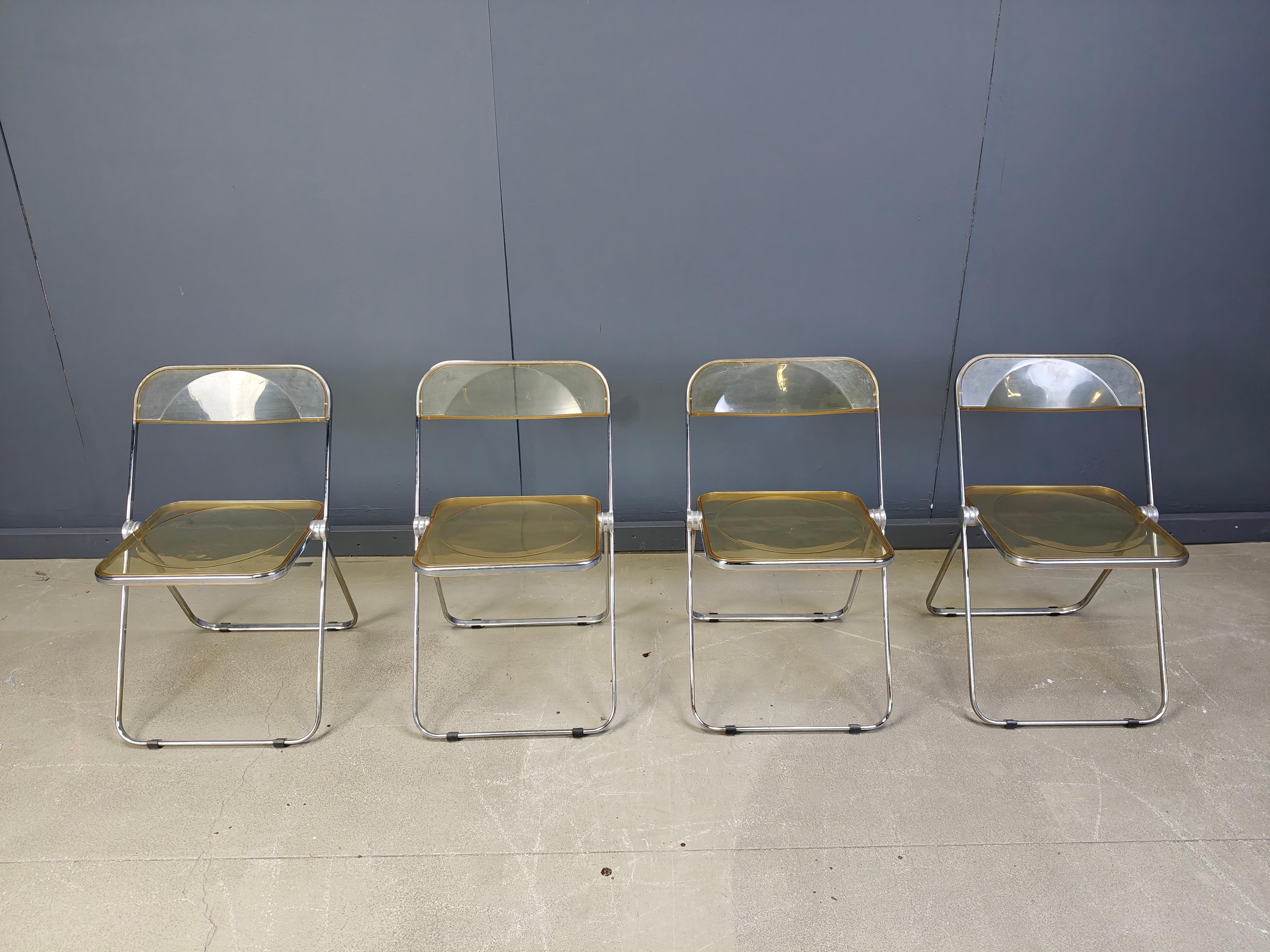 Sedie plia vintage di Castelli, anni '70 in vendita 5