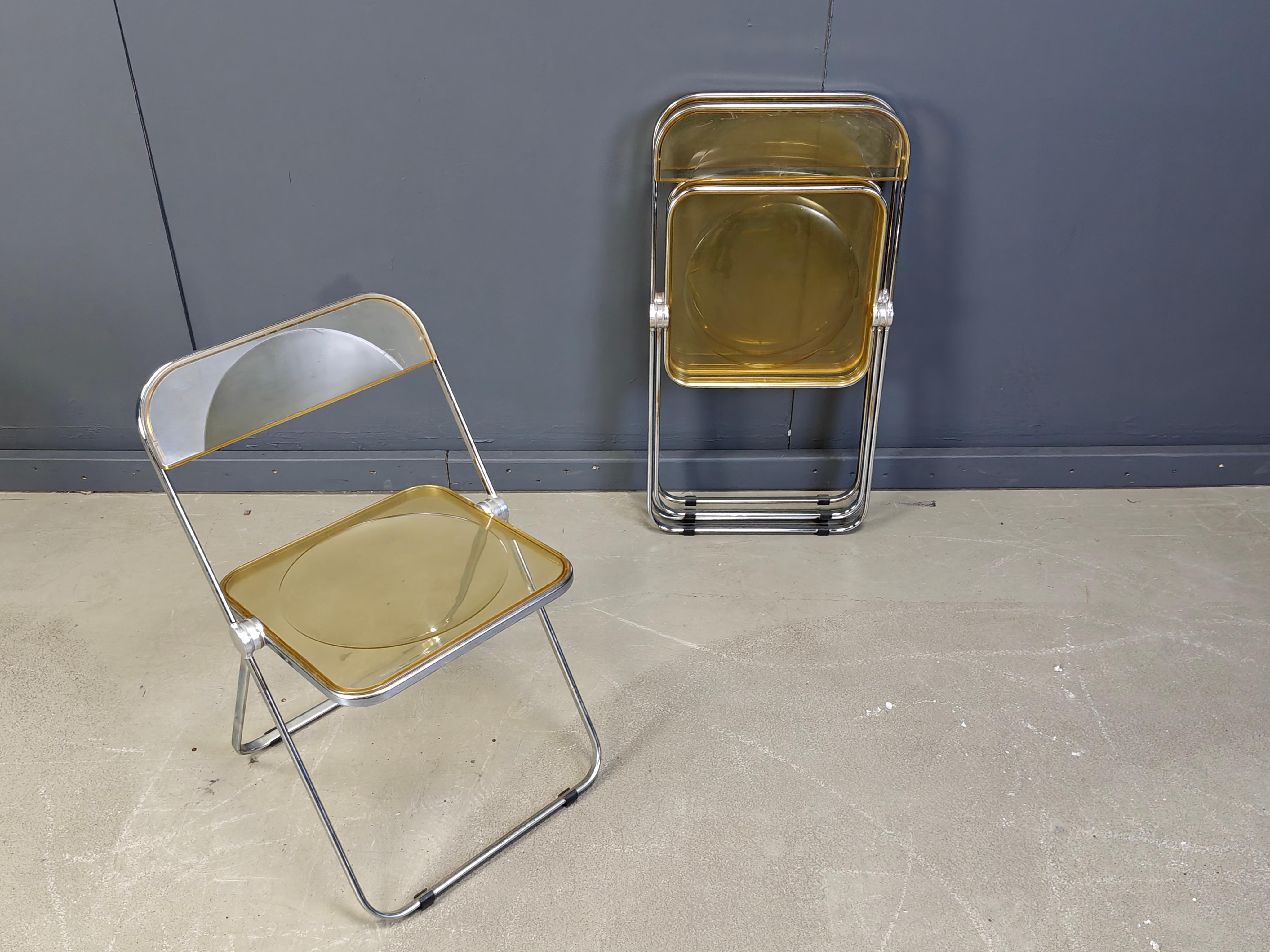 Italiano Sedie plia vintage di Castelli, anni '70 in vendita