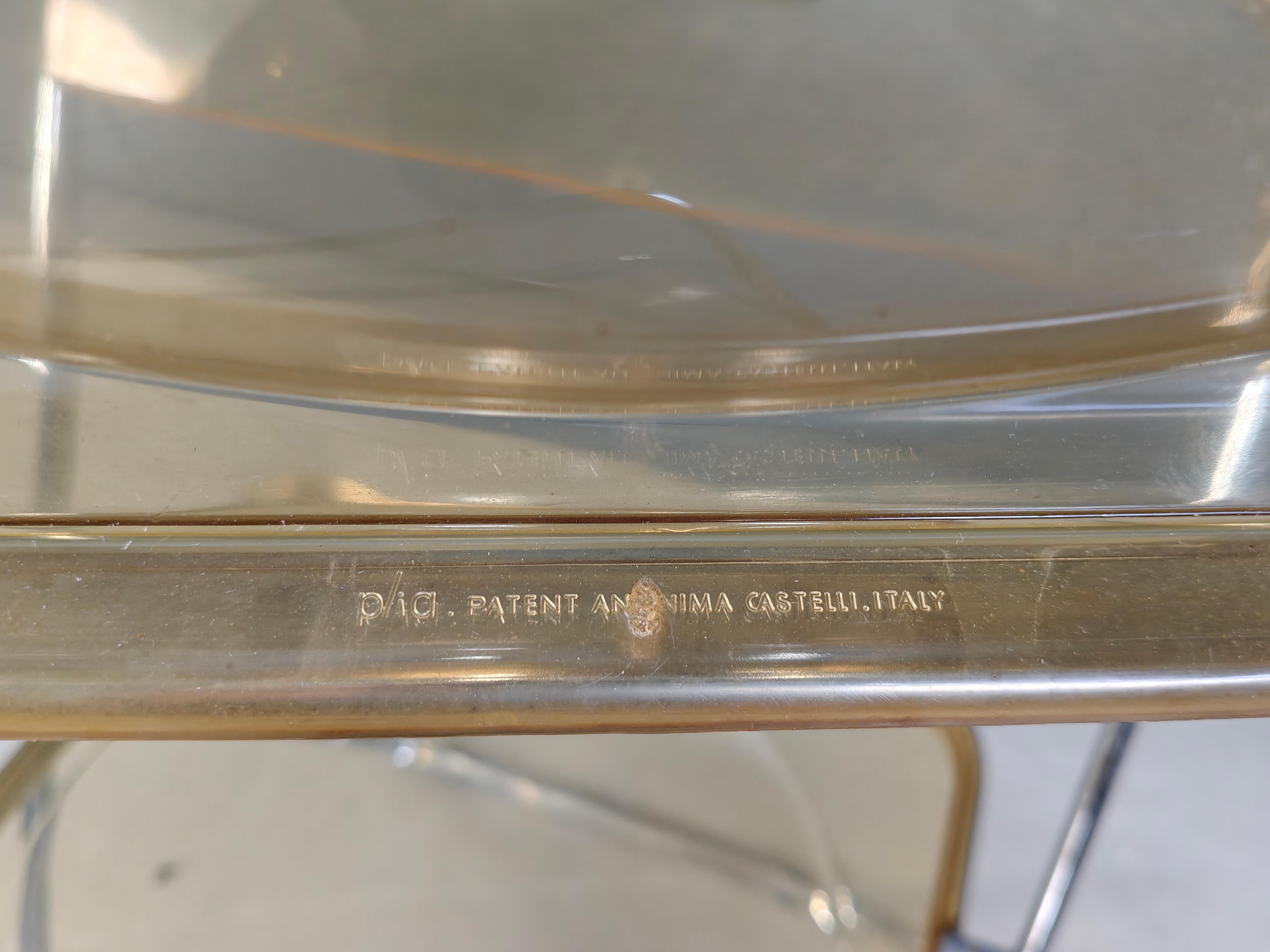 Fine XX secolo Sedie plia vintage di Castelli, anni '70 in vendita