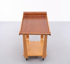 Vintage plywood serving trolley, “PB01” by Cees Braakman voor UMS Pastoe, 1950s