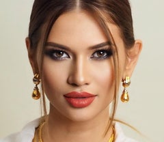 Vintage Poiray Earrings 18 Karat Yellow and White Gold Limited Edition