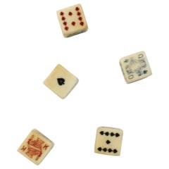 Vintage Poker Dice Set