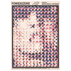 Vintage Polish Blow Up Poster by Waldermar Swierzy, 1987