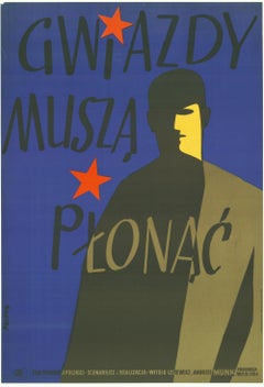 Vintage Polish Gwiazdy Musza Plonac by Waldermar Swierzy, 1954