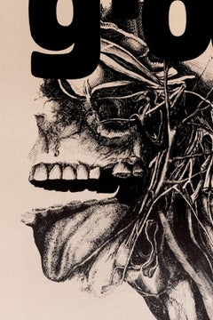 Vintage Polish Hunger Poster by Bronisław Zelek for CWF, 1967