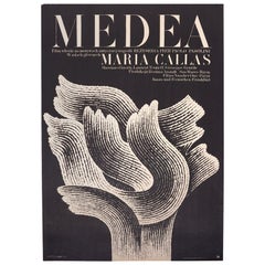 Vintage Polish Medea Poster by Andrzej Bertrandt for CWF, 1970