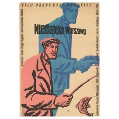 Vintage Polish Niedaleko Warszawy Poster by Jan Mlodożeniec, 1954