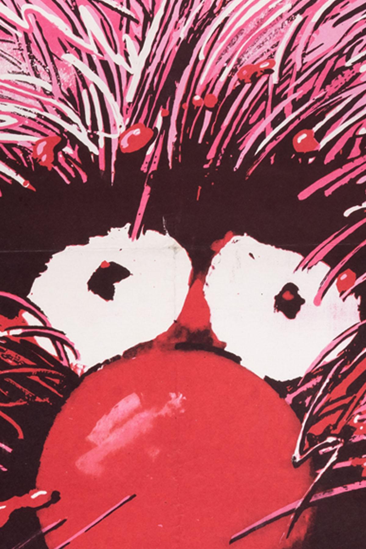 This original Polish The Muppet Movie poster was designed by Waldemar Swierzy in 1982.

Waldemar Swierzy (1927-2013) was a Polish artist and poster designer.
He was subsequently Professor in the University of Fine Arts in Poznan from 1965 and