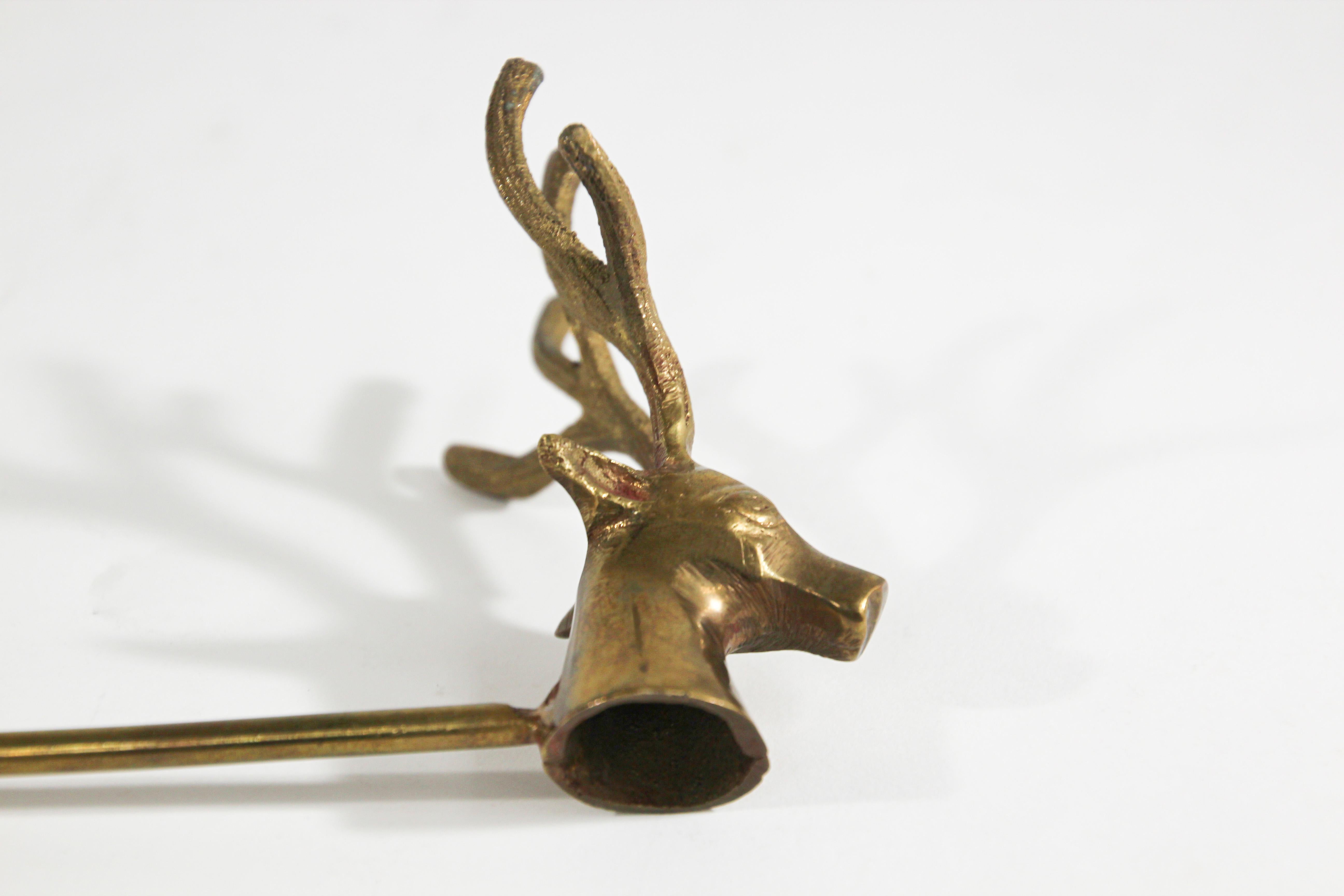 stag head candle pins