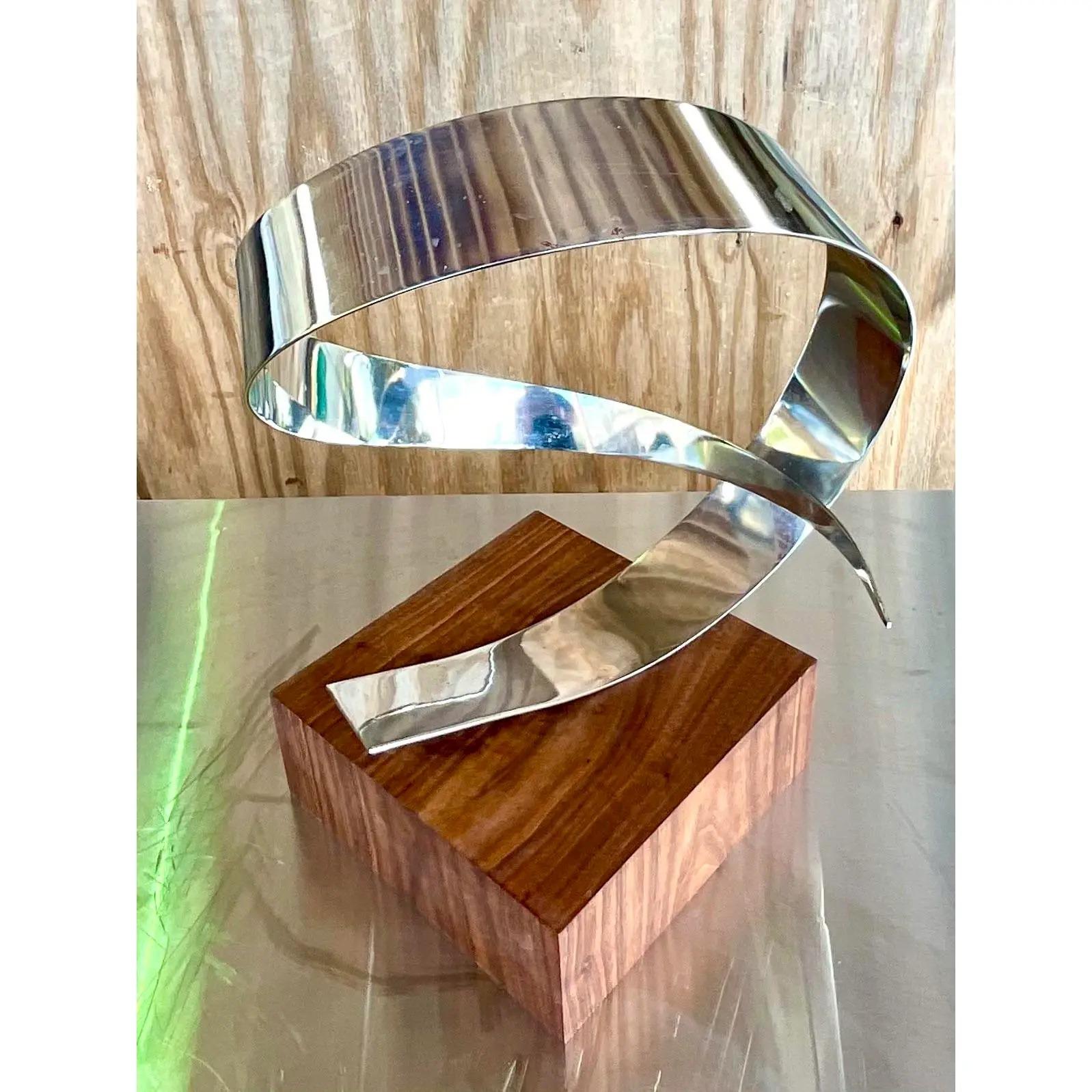 Fantastic vintage abstract sculpture.