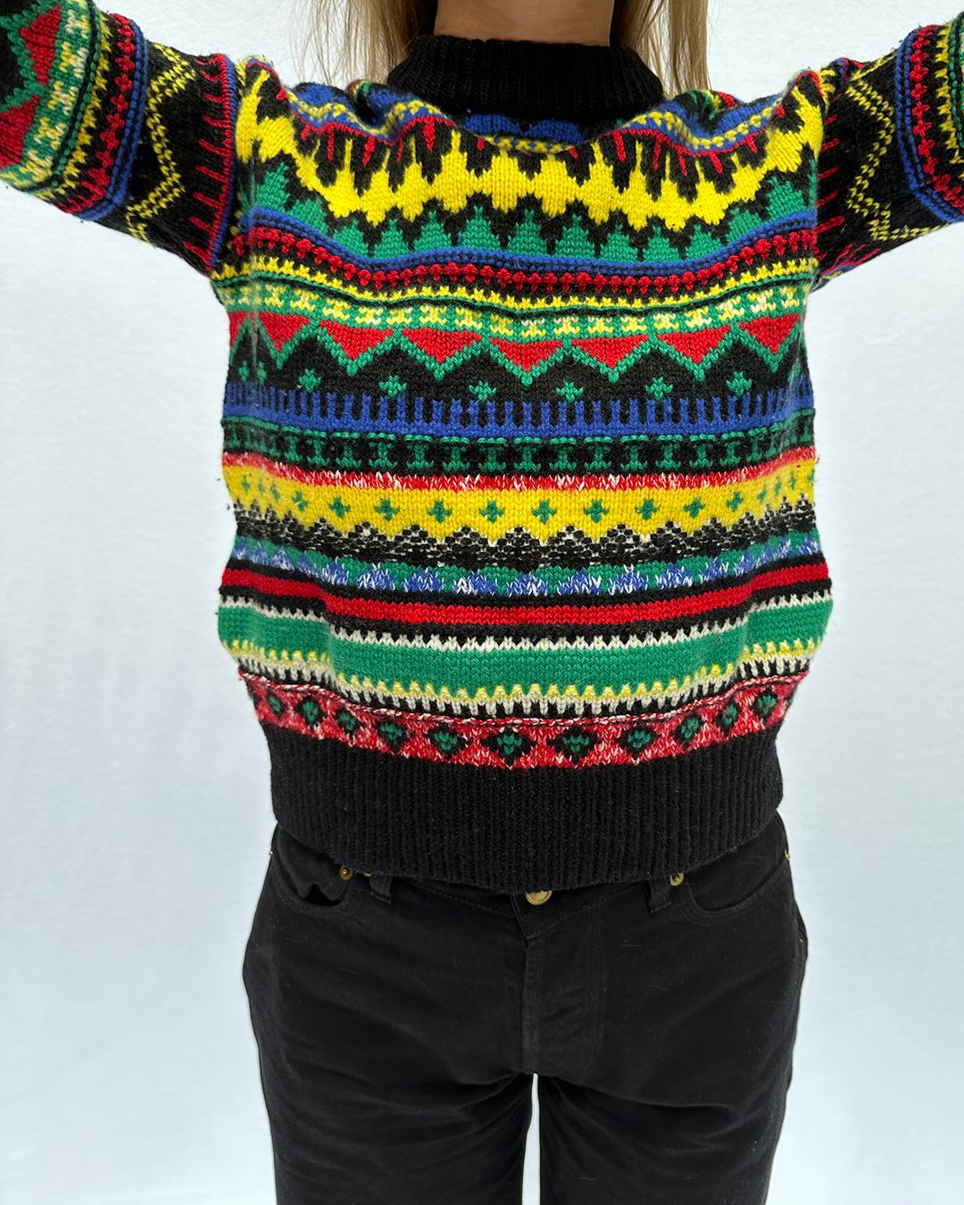 polo ralph lauren fair isle cardigan