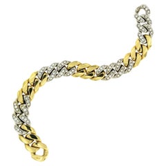 Vintage Pomellato Bracelet Grumette with Diamonds