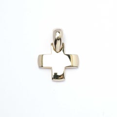 Vintage Pomellato Cross 18ct white gold mint condition