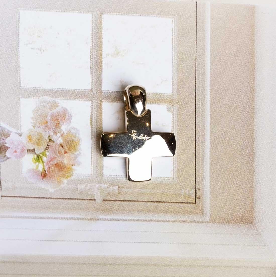 da uomo o donna Croce di Pomellato d'epoca in oro bianco 18 ct in ottime condizioni in vendita