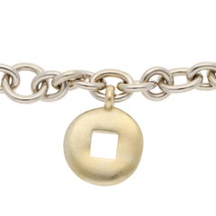 Vintage Pomellato Moneta Giapponese Coin Link Bracelet