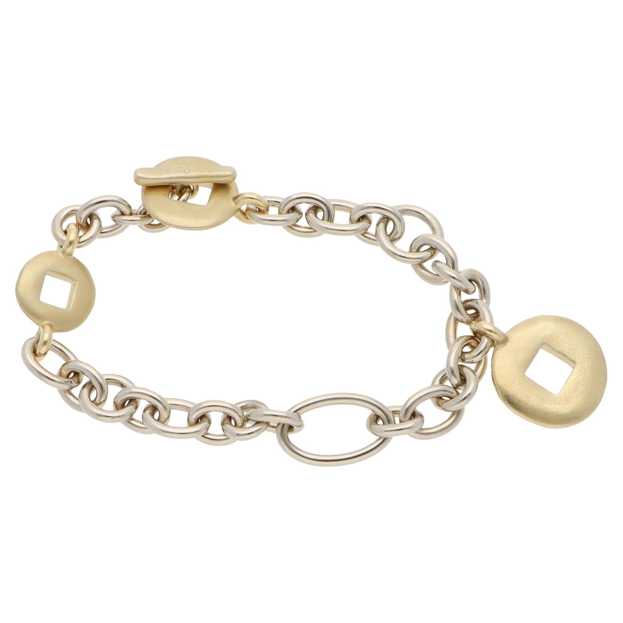 Pulsera Vintage Pomellato Moneta Giapponese Coin Link