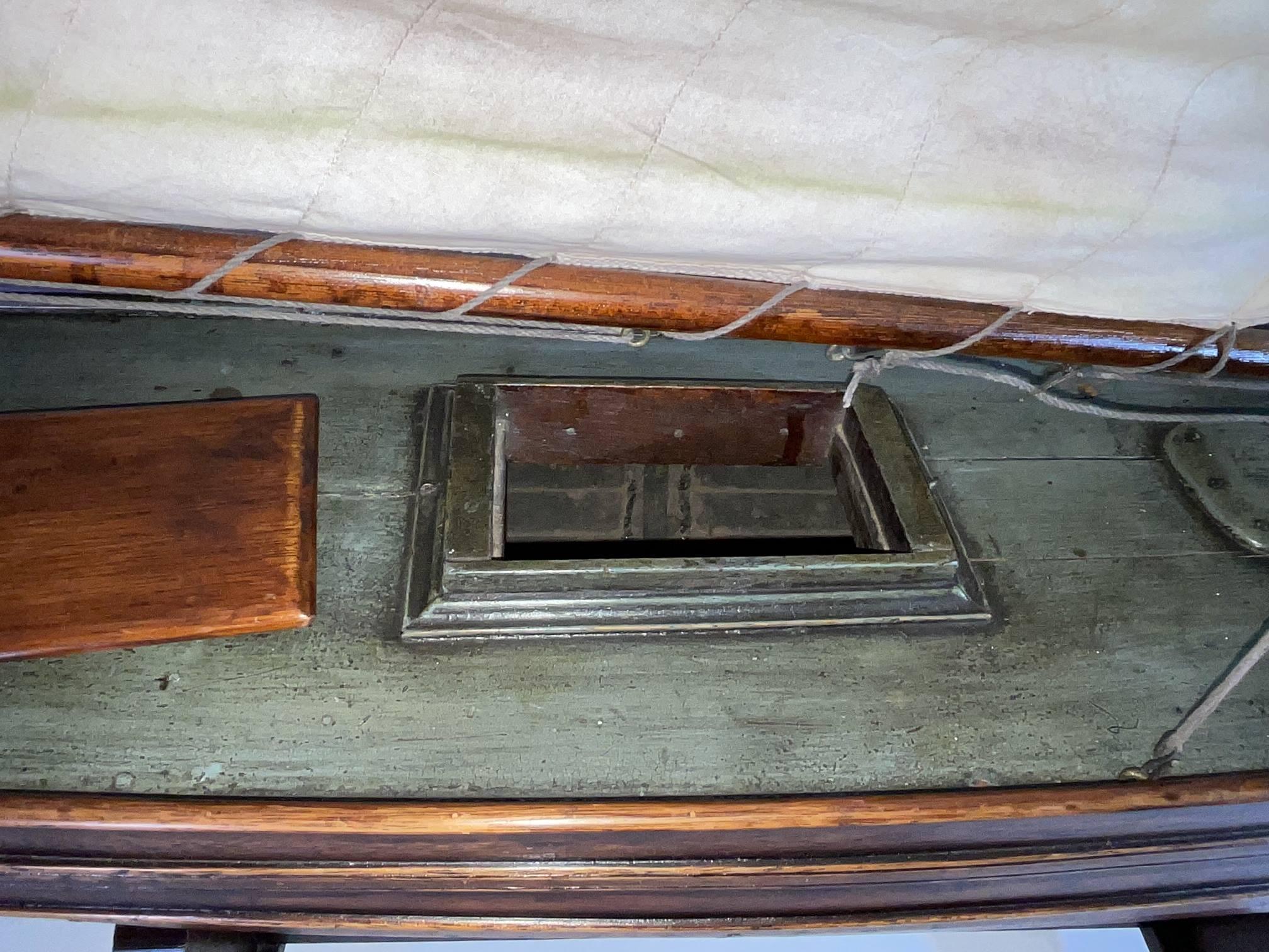 European Vintage Pond Yacht with Makers Badge For Sale