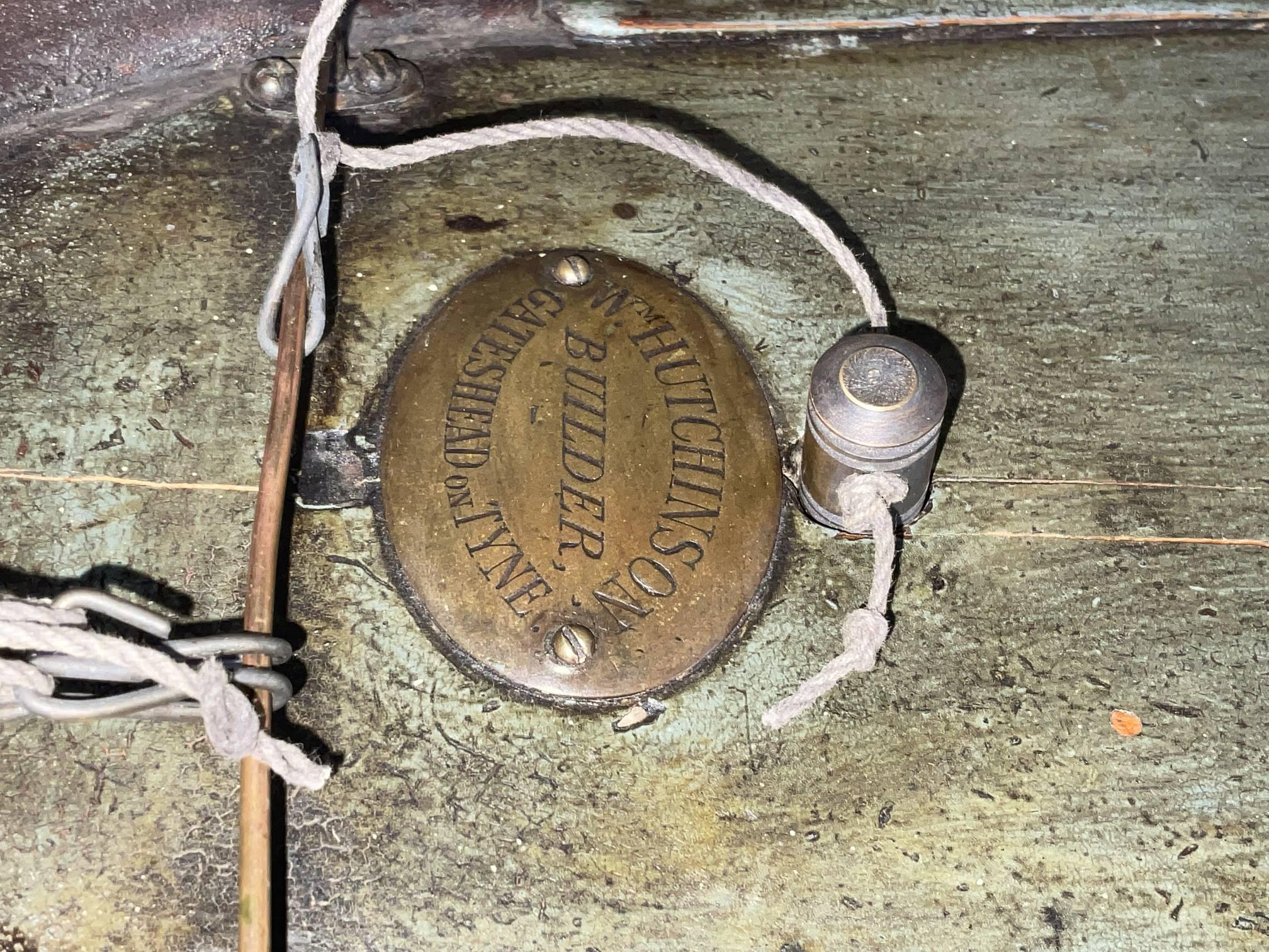 Late 19th Century Vintage Pond Yacht with Makers Badge For Sale
