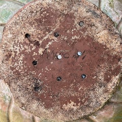 Vintage Pooh Painted Terra Cotta Planter