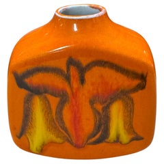 Vintage Poole Art of Vintage Pottery Flask Vase, UK