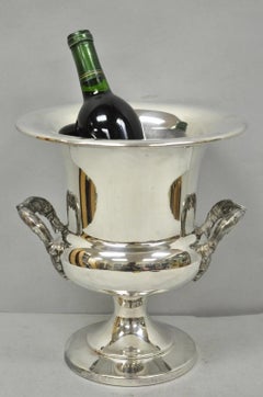 Vintage Poole Regency Silver Plated Trophy Cup Urn Champagne Chiller Ice Bucket