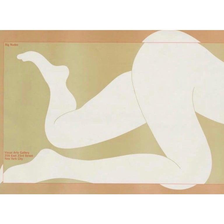 Vintage Pop Art Milton Glaser Big Nudes Exhibition Poster School Visual Arts NYC (20. Jahrhundert) im Angebot