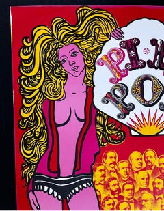 Vintage- Pop-Art-Poster „ Pipa Pop“ von Lothar Gunther Buchheim, ca. 1968