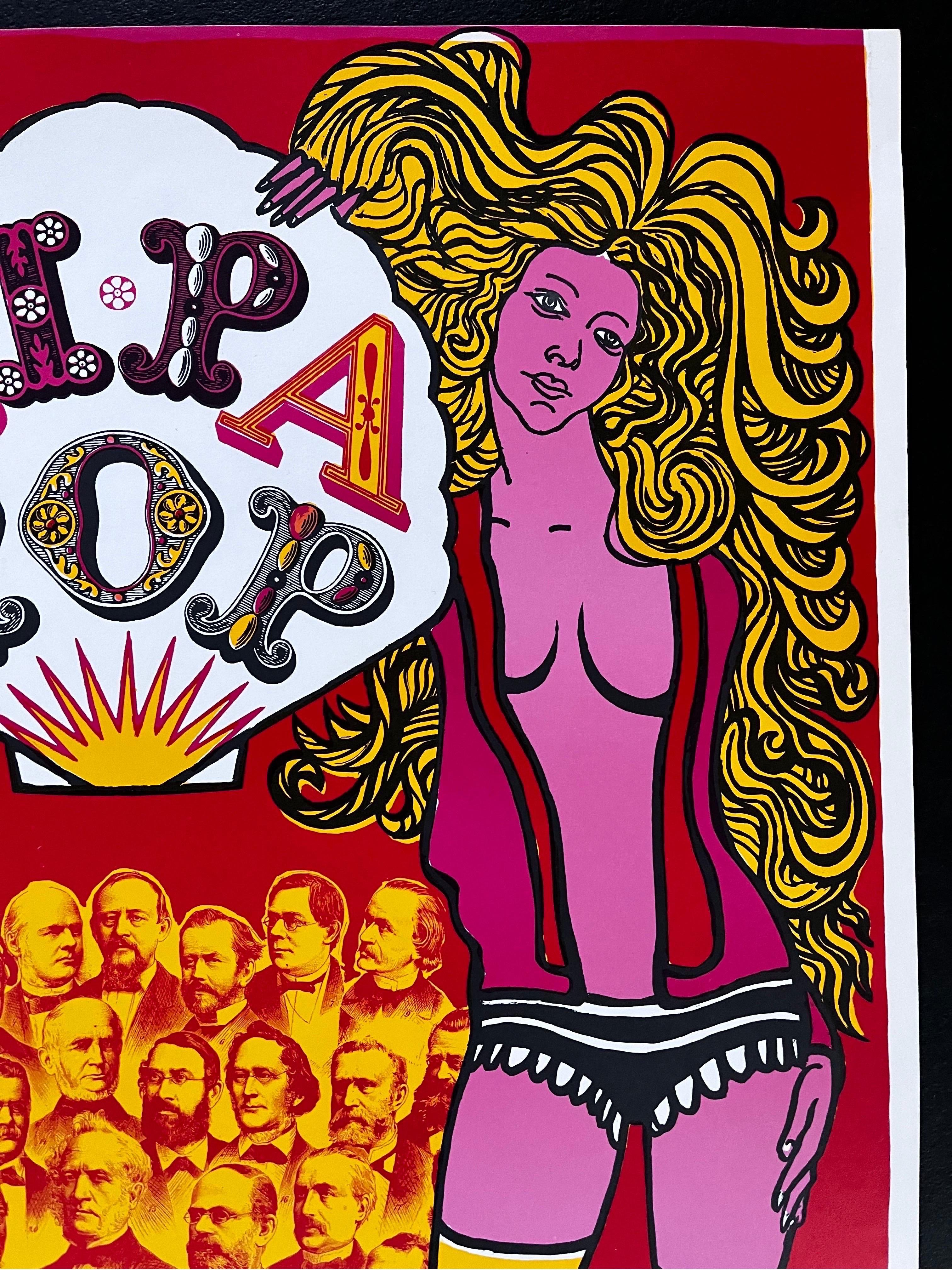 Vintage- Pop-Art-Poster „ Pipa Pop“ von Lothar Gunther Buchheim, ca. 1968 (Böhmisch) im Angebot