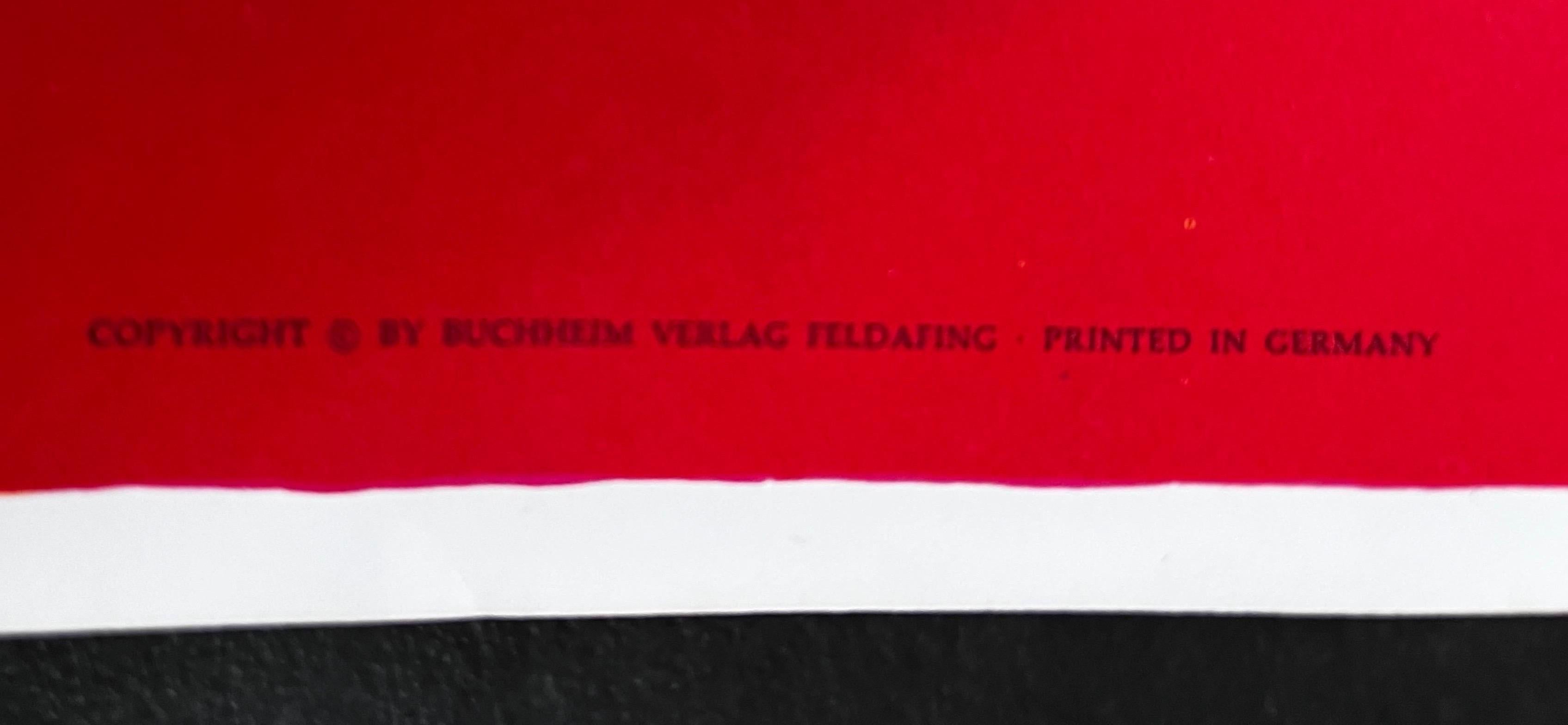 Vintage- Pop-Art-Poster „ Pipa Pop“ von Lothar Gunther Buchheim, ca. 1968 (Papier) im Angebot
