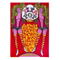 Vintage Pop Art Poster " Pipa Pop " By Lothar Gunther Buchheim, c. 1968