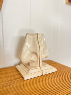 Vintage Pop Art Unusual Nose Bookends by C2C Designs of Michelangelo Nose