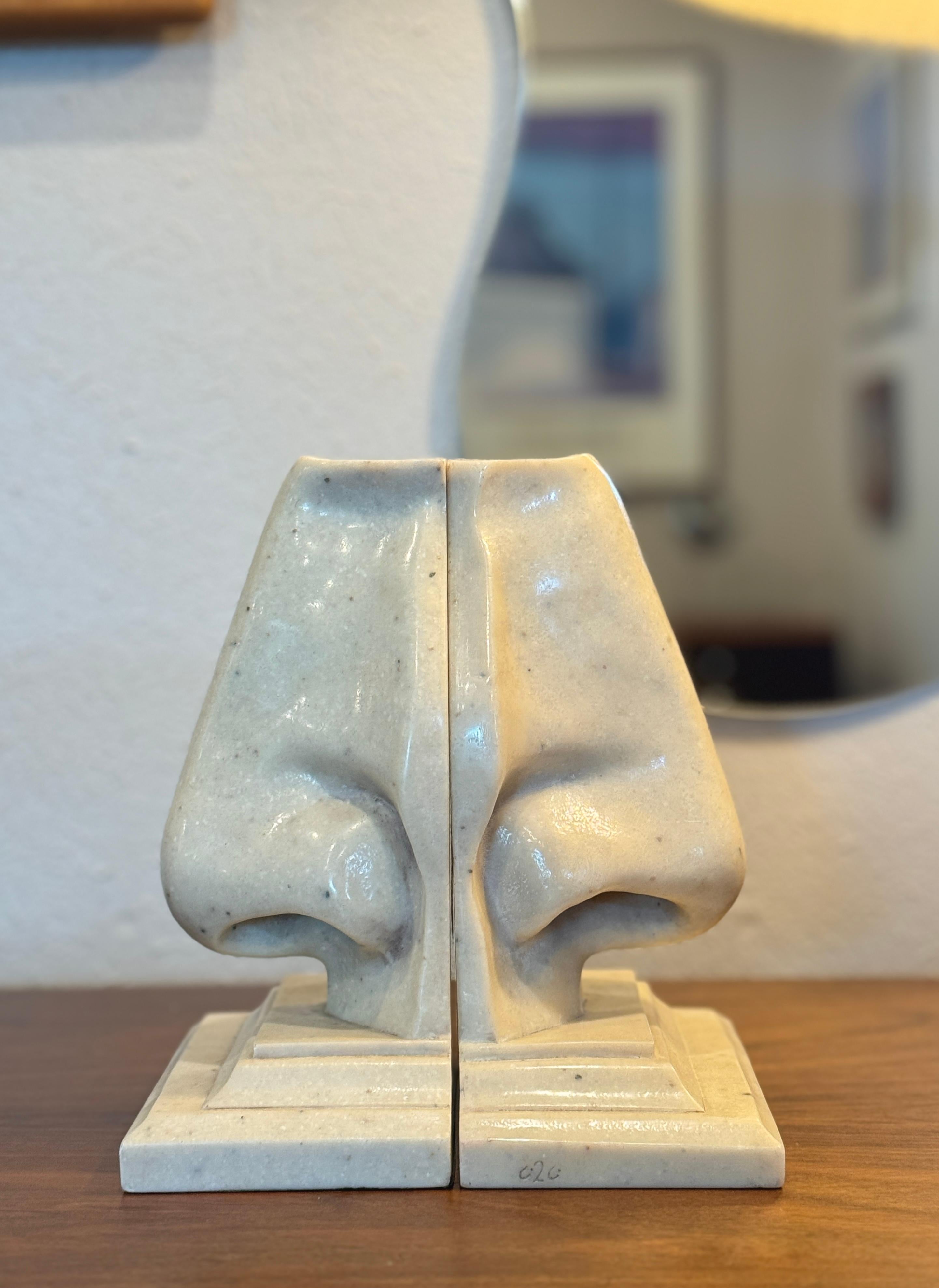 Vintage Pop Art Ungewöhnliche ungewöhnliche keine Buchstützen von C2C Designs von Michelangelo Nose, Vintage (Ende des 20. Jahrhunderts) im Angebot