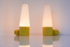 Apliques vintage de porcelana y cristal de Hans-Agne Jakobsson, IFÖ Suecia 1960