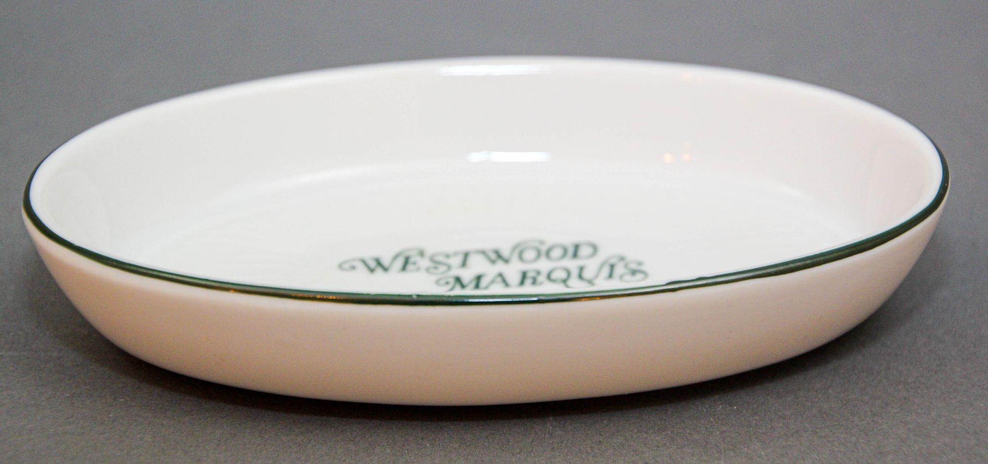 Vintage Porcelain Ashtray from the Westwood Marquis Hotel 1980s For Sale 2
