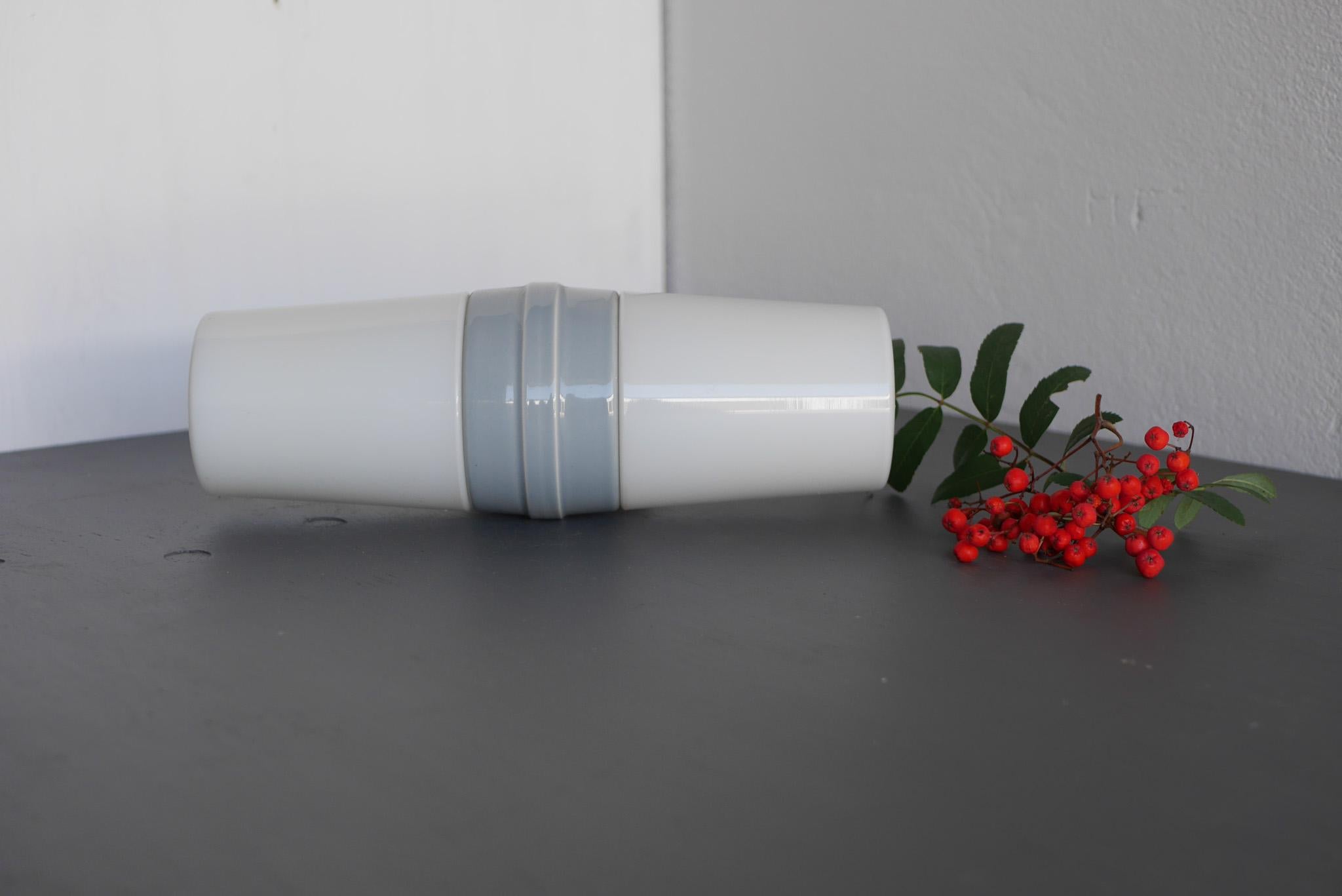 Vintage Porcelain Bathroom Light by Sigvard Bernadotte for IFÖ circa 1960s 6