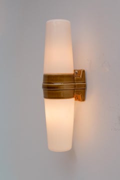 Vintage Porcelain Bathroom Light by Sigvard Bernadotte for IFÖ circa 1960s