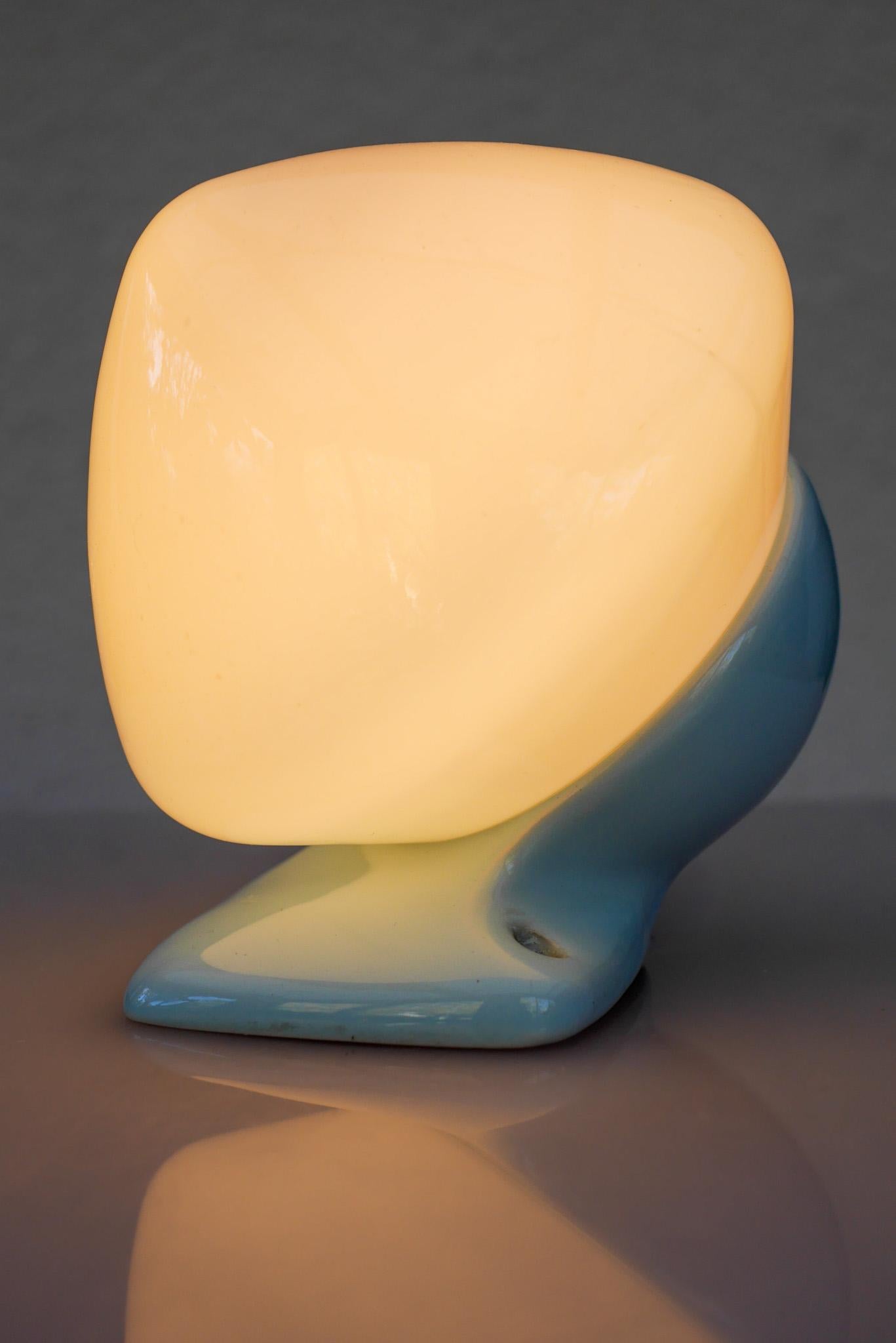 Lampe de salle de bains vintage en porcelaine par Sigvard Bernadotte pour IFÖ, Suède, vers les années 1960 en vente 4