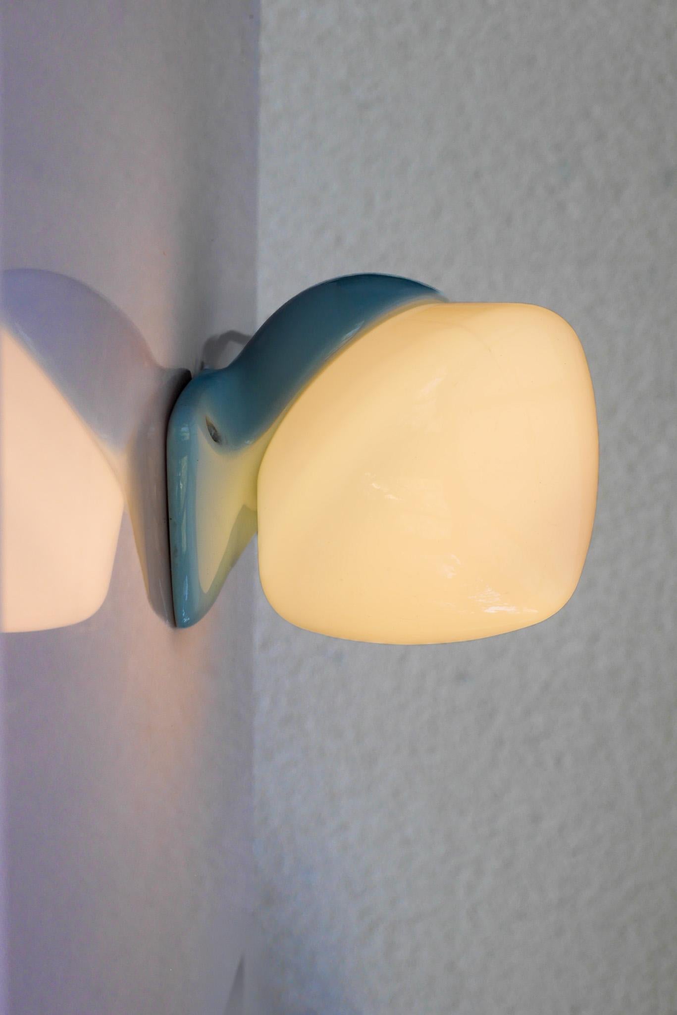 Lampe de salle de bains vintage en porcelaine par Sigvard Bernadotte pour IFÖ, Suède, vers les années 1960 en vente 6