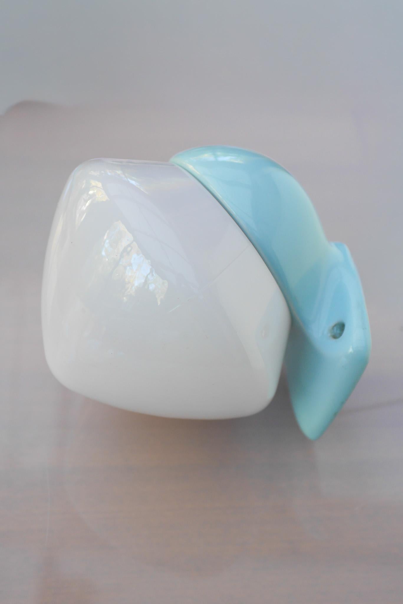 Lampe de salle de bains vintage en porcelaine par Sigvard Bernadotte pour IFÖ, Suède, vers les années 1960 en vente 2