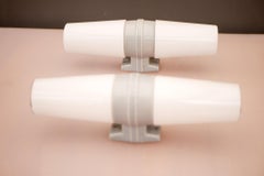 Vintage Porcelain Bathroom Sconces by Sigvard Bernadotte for IFÖ circa 1960s