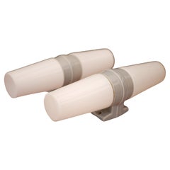 Vintage Porcelain Bathroom Sconces by Sigvard Bernadotte for IFÖ circa 1960s