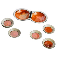 Vintage Porzellanschüssel-Set von Gebrüder Schoenau Hüttensteinbach, Deutschland, 1960er Jahre