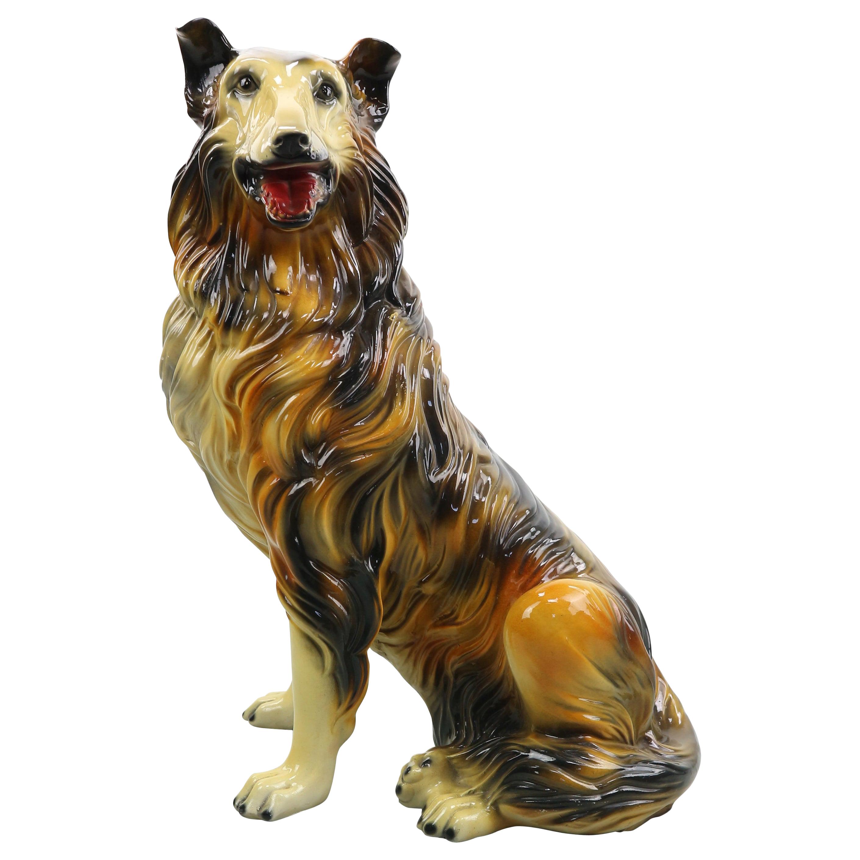 Vintage Dog Statues 24 For Sale On 1stdibs