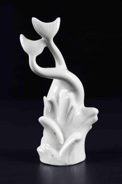 Vintage Porcelain Dolphins, 1970's